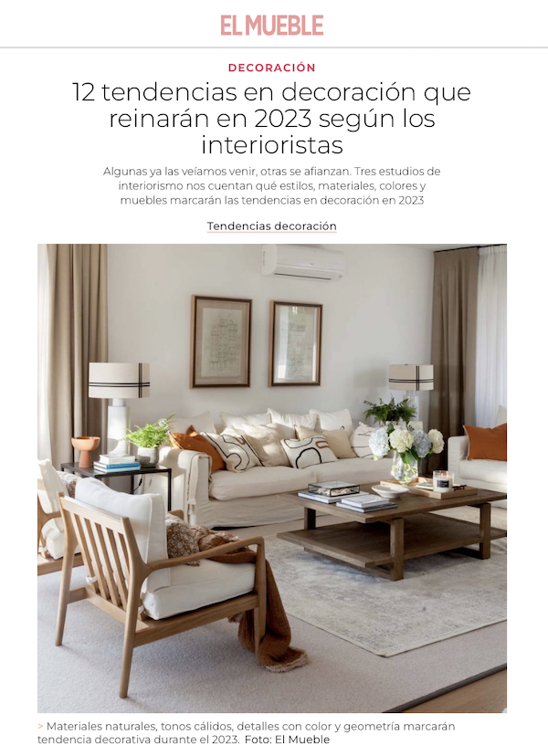 Tendencias para el 2023 en El Mueble | Coblonal